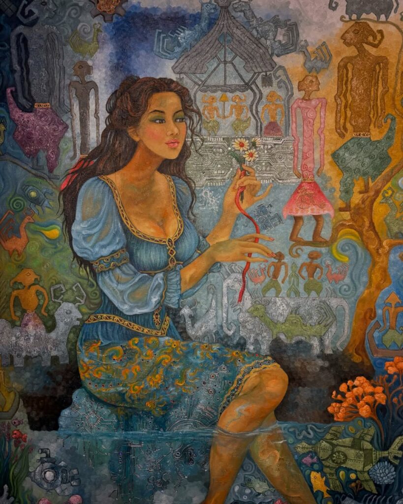 Lukisan salah satu karya Indonesian Artists, (instagram herdayuu).