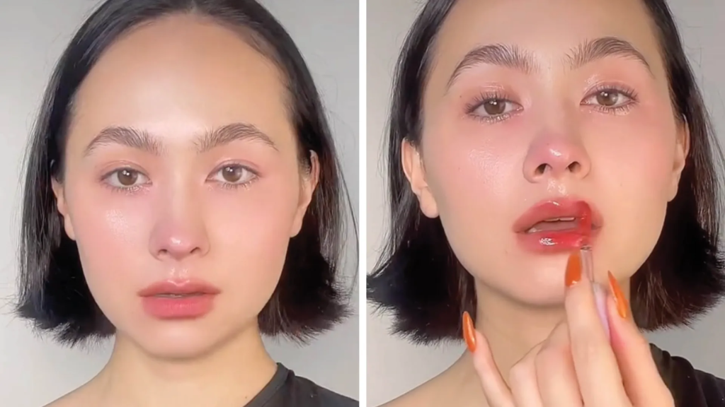 Criying makeup di viralkan oleh zoekimkenealy, (Instagram @zoekimkenealy).
