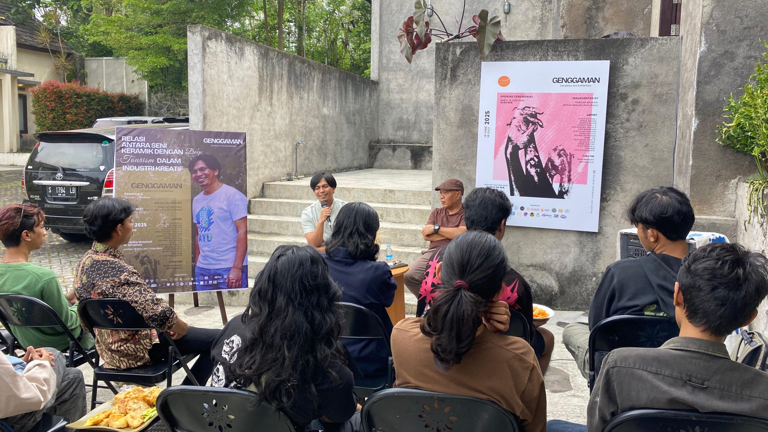 Matahati Ceramics & Arutala gelar art talk bertajuk “Relasi Seni Keramik dan Deep Tourism dalam Industri Kreatif” bersama Yanuar Baihaqi, (ARUTALA)